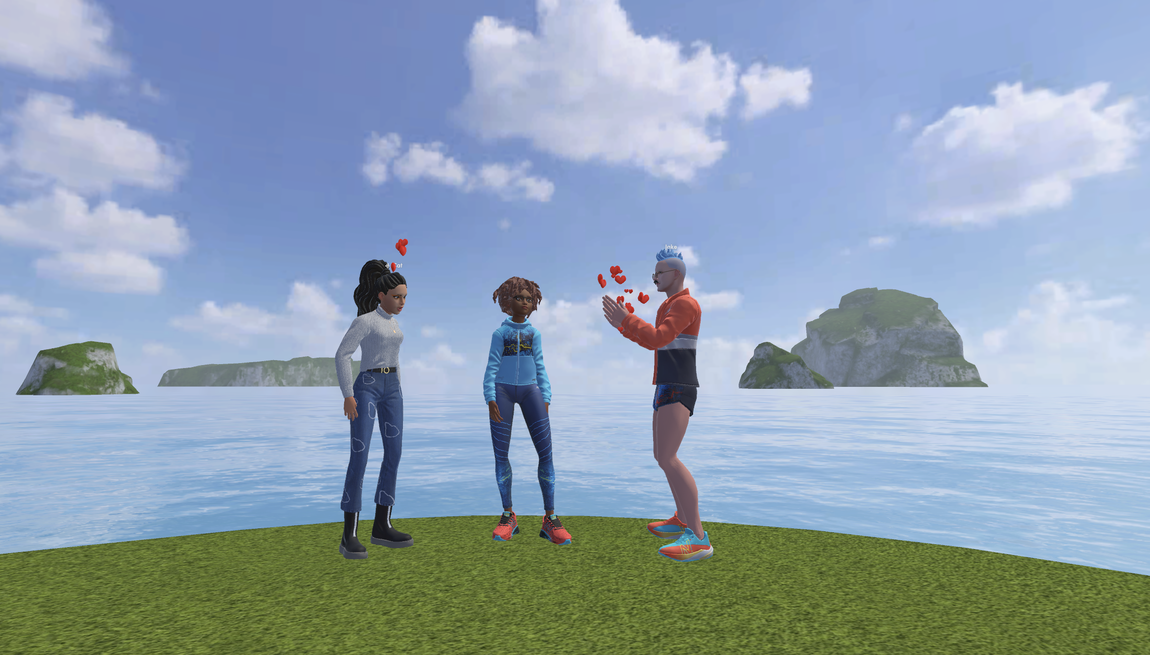 Avatars in Spatial Park 